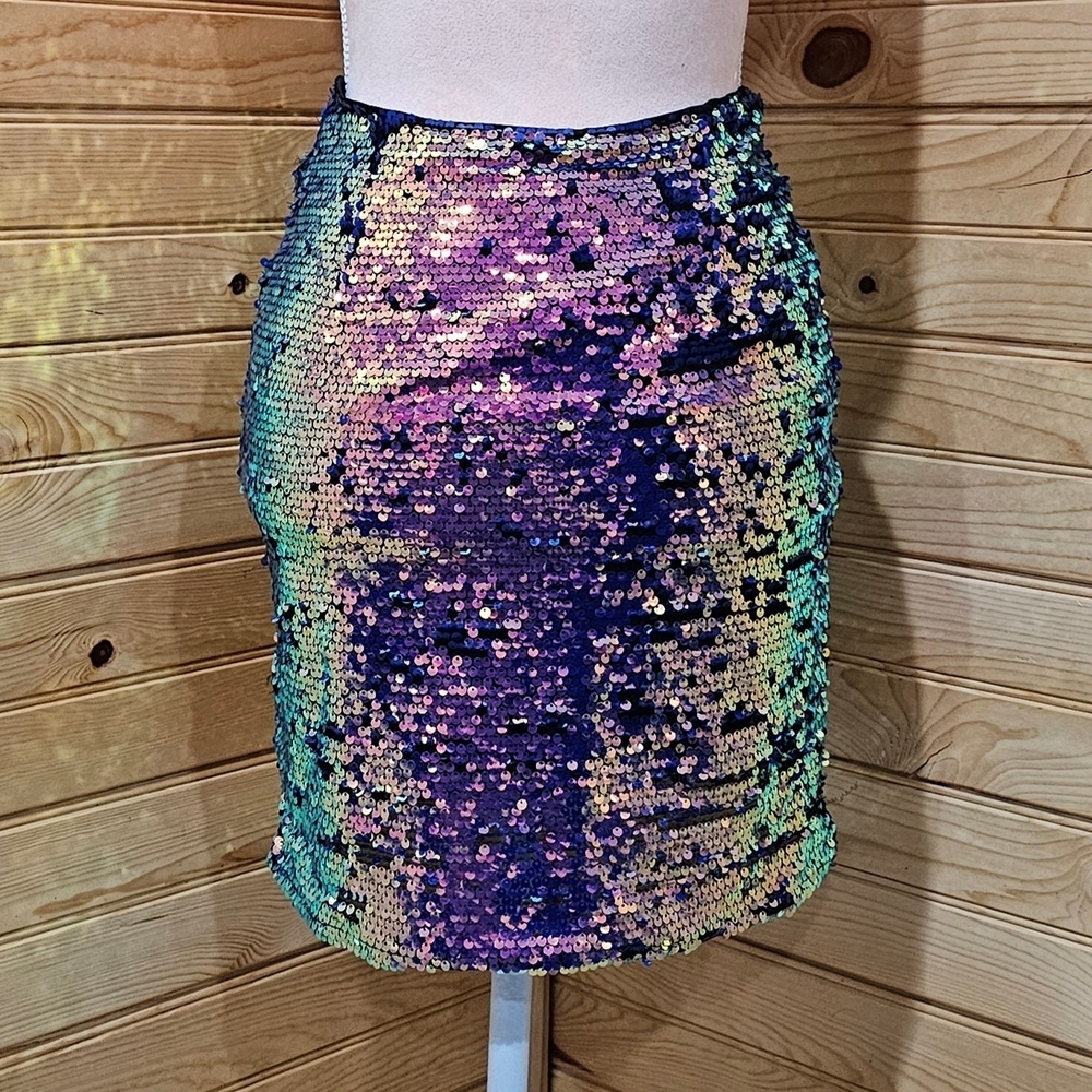 Dazzling Sequin Mermaid Pencil Skirt Size Small